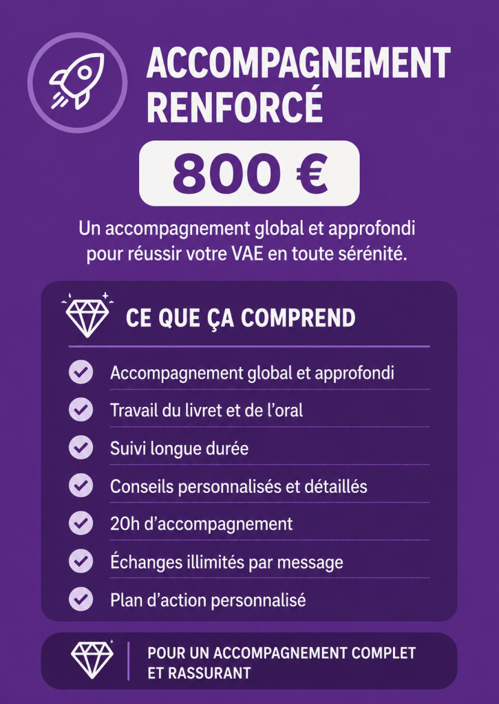 ACCOMPAGNEMENT RENFORCE