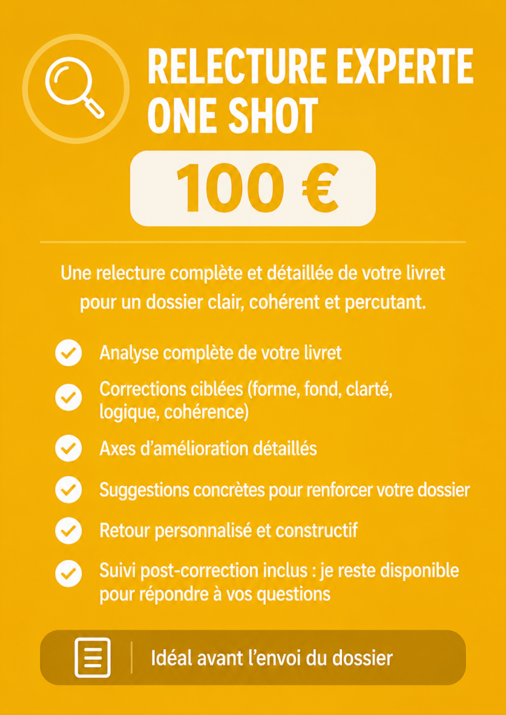 RELECTURE EXPERTE ONE SHOT